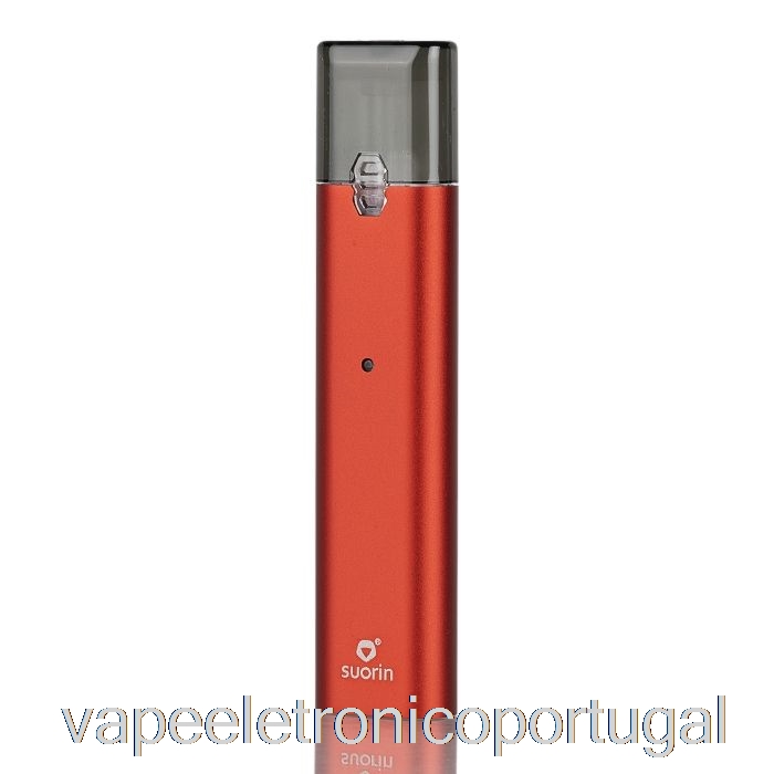 Vape Eletronico Suorin Isshare Single Portátil Pod Kit Metal Edition - Vermelho